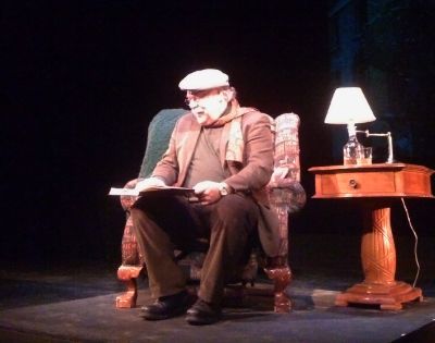 Bill Tremblay plays Dylan Thomas